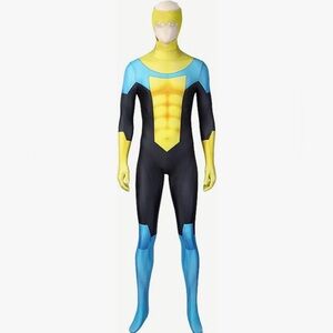 Adult Invincible Man Costume Cosplay Bodysuit | 2XL